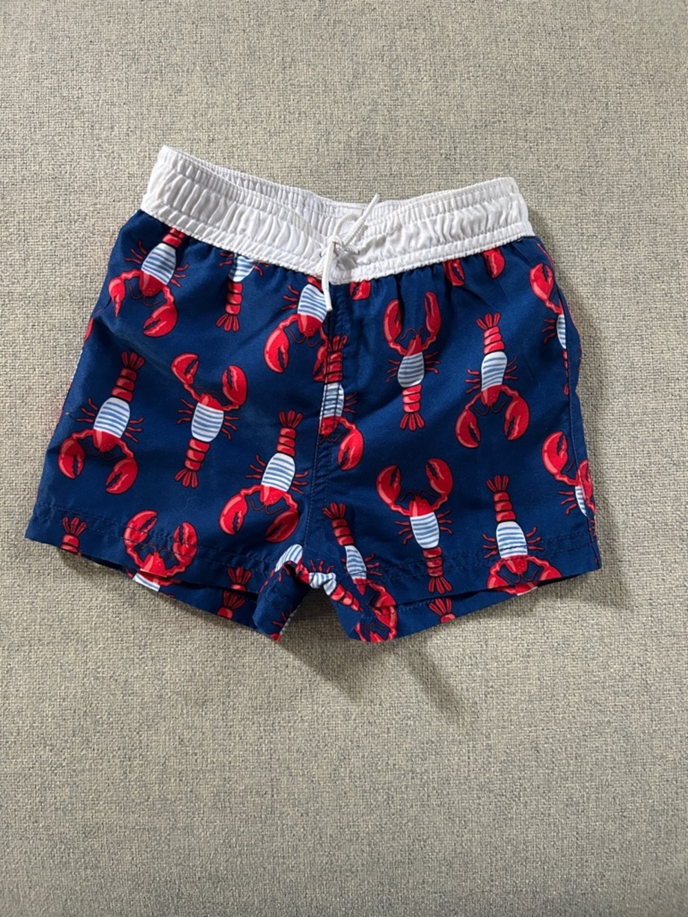 Janie and Jack Infant Lobster Swim Shorts 6-12 Months